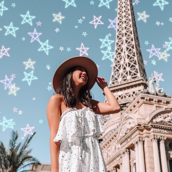 Pink Lily Boutique White Star Printed Jumpsuit - Picture 7 of 7